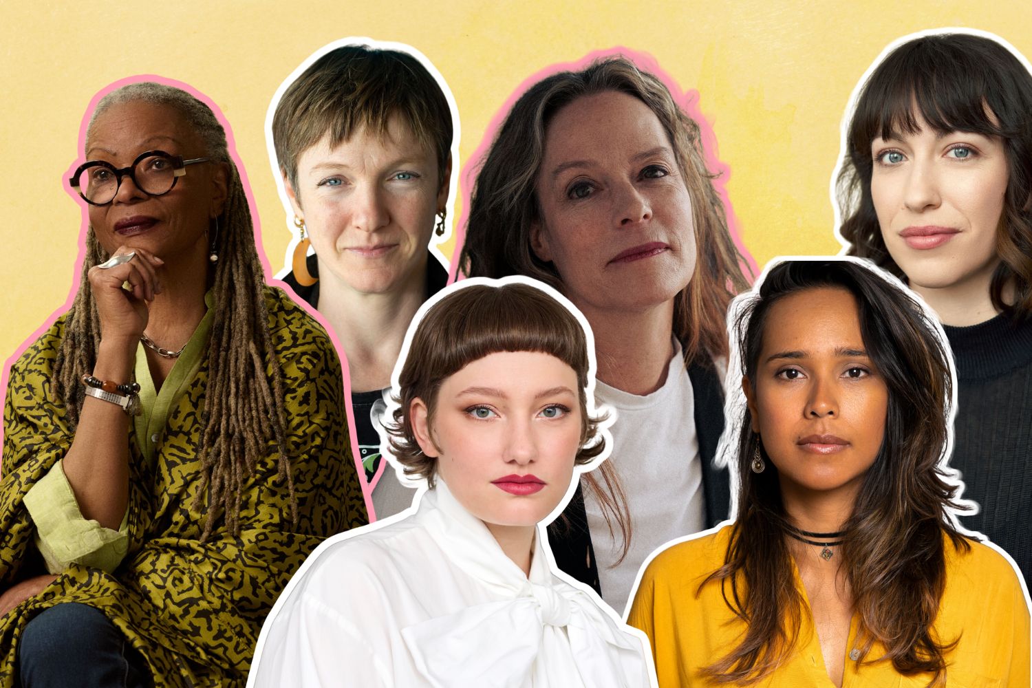 De gauche à droite: Marie Célie Agnant, Catherine Dorion, Arizona O'Neill, Martine Delvaux, Natalie Fontalvo et Maude Jarry